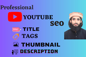 do youtube channel SEO and video promotion at 1st page