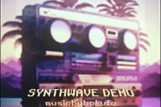 make retro synthwave track for you