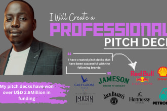 create a modern investor or film pitch deck and PPT