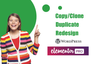 duplicate, clone, and copy wordpress website by elementor pro