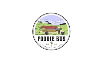 design beautifully extraordinary barn on a bus logo