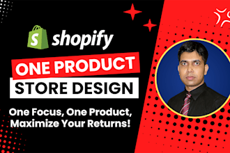 build a profitable shopify one product dropshipping store
