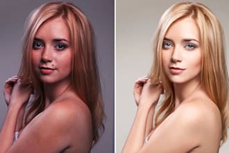 do headshot retouching that preserve details
