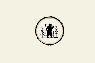 design referred and accurate state timber company logo