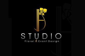 design exquisitely helpful studio floral design logo