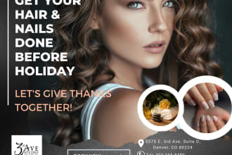 do promotional flyers for your salon or spa business