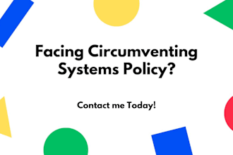 help you in resolving google ads circumventing systems policy