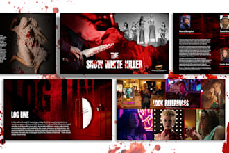 design film pitch deck presentation, movie powerpoint pitch deck