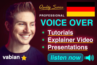 record german voice over tutorials explainer video presentations