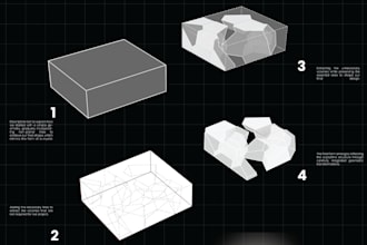 make diagrams and architectural illustrations