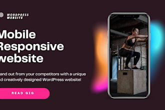design or fix responsive wordpress website