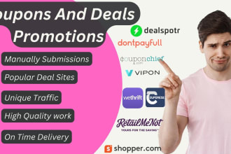 submit your coupon code and deals on top USA deal sites