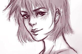 sketch your character