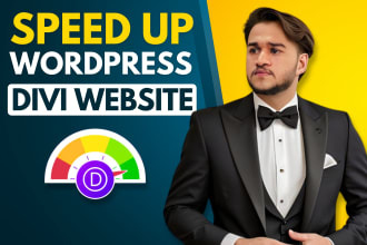 increase wordpress speed optimization, speed up divi wordpress website
