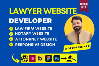 do top notch notary, attorney website, lawyer and law firm wordpress website
