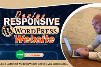 develop a stunning custom wordpress website with seo and mobile friendly