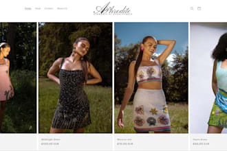 create fashion store and shopify clothing store