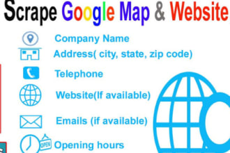 do google map scraping, data entry, skip tracing, copy paste