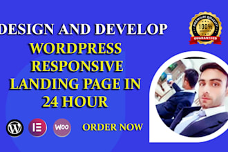 design a modern landing page, sales page or sales funnel