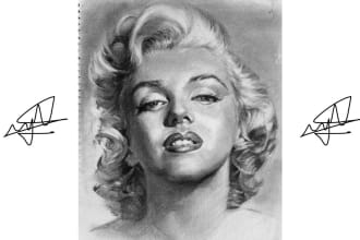 be your professional pencil portrait artist