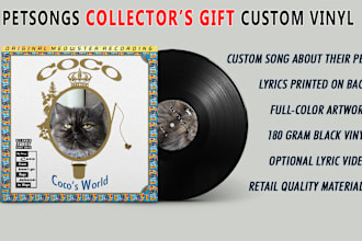 put a song about your loved ones pet on a vinyl record