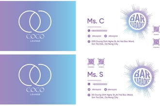 design unique business card, visiting card, name card