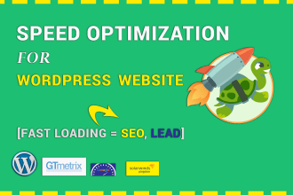 do wordpress website speed optimization for seo  gtmetrix, pagespeed