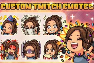 create custom twitch emotes sub badges