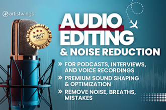 clean, edit, enhance and repair your audio or music