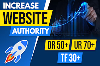 increase domain rating and trust flow dr ur tf cf with seo dofollow backlinks