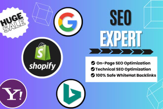 offer SEO services to enhance your ecommerce store visibility on shopify