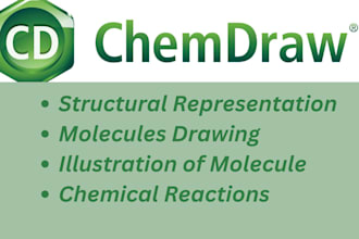 make structures using chemdraw in chemistry