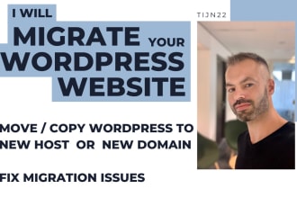 migrate your wordpress website to a new host or domain