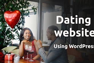 design dating website with chatting functionality, video chat and live stream