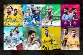 create sport flyer, event poster, banner, sport graphics