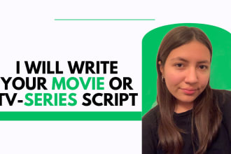 write a captivating movie or TV series script that sells