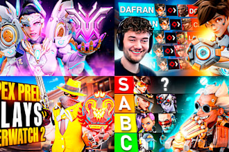 make eye catching overwatch 2 thumbnails