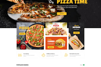 develop the website for restaurants