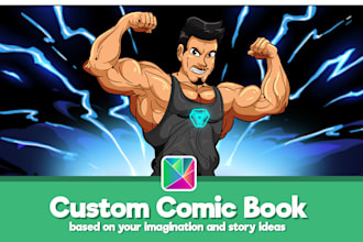 draw comic book and custom illustration