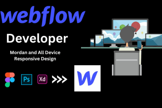 design webflow website, figma to webflow,  webflow website design