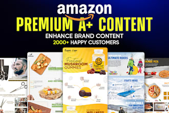 create  amazon a plus content and amazon ebc design