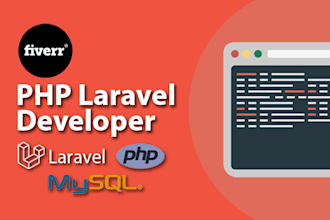 create a custom laravel website or application