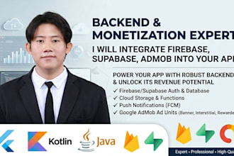 integrate firebase, supabase, and admob into your app