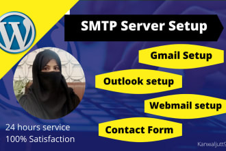 fix professionally wordpress email issues, or setup smpt server