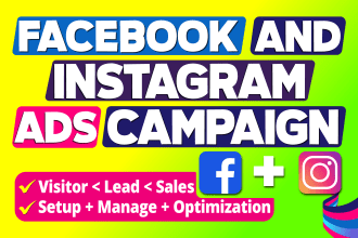 setup and manage facebook ads campaign for sales and leads