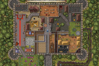 create dnd maps, battlemaps, labyrinth map