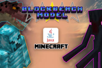 make astonishing minecraft java 3d modeled entity