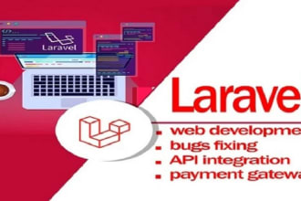 do PHP laravel website,ecommerce,CRM development and bug fix
