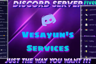 make a discord server the way you want it