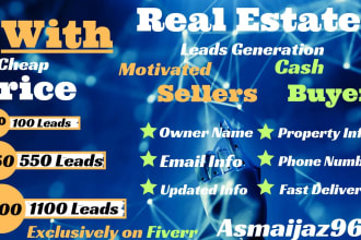 pull real estate cash buyers motivated sellers vacant off market owners lists